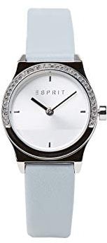 ESPRIT ES1L091L0015 Magnolia Mini Stones Uhr Damenuhr Leder 5 bar Analog Grau