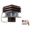 Extractor De Humos Para Chimeneas Redonda 20 cm 200 mm Extractores De Humo Sombrero Eolico Extractores Para La Extracción De Humo Aspirador De Humos Para Barbacoa Parillas Estufa De Pellets