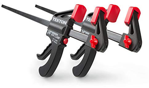 TEKTON 24 Inch Ratchet Bar Clamp / 30 Inch Spreader Set, 2-Piece | CLP51524