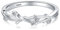 Musihy Statement Ring, Ringe Silber Blatt Zirkon Silberring Silber Ringgröße 52 (16.6)