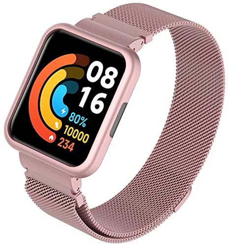 Cinturino in Acciaio Inossidabile Keecuty per Redmi Watch 2 Lite/Xiaomi Mi Watch 2