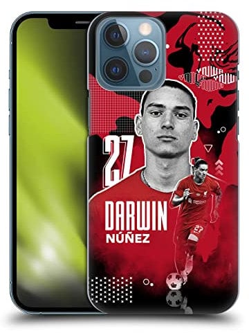 Head Case Designs Officially Licensed Liverpool Football Club Darwin Núñez 2022/23 First Team Hard Back Case Compatible With Apple iPhone 13 Pro Max