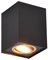 Trio Leuchten Deckenleuchte Biscuit 613000180, Metall schwarz/goldfarbig, exkl. 1x GU10