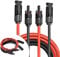 RUIZHI Solar Panel Extension Cable, 6mm² 4m Solar Panel Cable, professional solar cable, for Solar Panels,for photovoltaic cable, for solar power station, IP67 waterproof plug (10AWG 4m)
