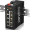 keepLiNK Commutateur Ethernet Industriel 8 Ports, commutateur réseau Rail DIN non géré 10/100Mbps, IP40, Plage de température de Fonctionnement de -30°C – 70°C (-22°F – 158°F)