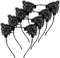 SURALIN 4 Pièces Serre Tete Chat,Serre Tete Fille Serre TêTe Chat Dentelle Noire Pour Femme, Serre Tete Femme Serre Tete Metal