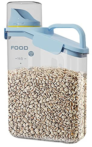 Fowybe Contenitore per riso - Contenitore per riso Oxo - Contenitore per alimenti secchi ermetico piccolo per organizzazione della dispensa della cucina della pasta della farina dei cereali