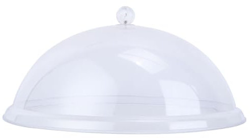 Luxshiny Cake Dish Copertura per Alimenti in Acrilico Copertura per Torta Cupola Copertura per Alimenti Cupola Rotonda Copertura per Display per Torte per Uso