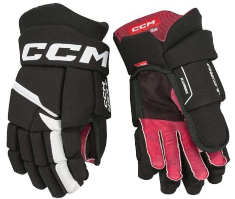 CCM Eishockey Handschuhe Next Senior schwarz-Weiss