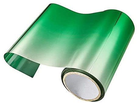 Slakerbe Sonnenschutzfolie für Windschutzscheibe, 20 cm x 150 cm, selbstklebend, Vinyl, abgestufte Farbe, Schutz für Windschutzscheibe, Grün