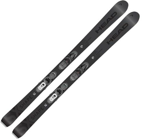 Ski Alpinski Pisten Ski - Head Shape SX Black Edition -156cm - SpeedRocker - inkl. Bindung PR11 GW Z3-11 - für Könner und Fortgeschrittene - präparierte Piste