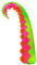 Vinfgoes Lighting Inflatable Octopus Tentacle, Octopus arm Leg with White Light & Blower for Outdoor Events, Commercial Performance Activities, Stage Roof Party Decoration (Green E)