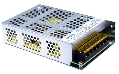 Arcity 5V 12V 24V Output Switching Power Supply Unit Adjustable for Video Multi Games Machine Console Cocktail CCTV Computer DIY Horizontal New(5V/8A 12V/6A 24V/3A)