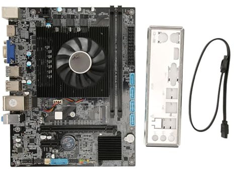 Placa Base para Computadora H170 con Radiador, Memoria DDR4 para CPU Core I7 6700HQ, Interfaz Multimedia VGA y HD, Admite Memoria DDR4 de 16 GB, Todos los Condensadores Sólidos
