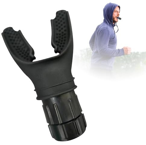 Bogoro Lungentrainer Sport Atemtrainer, Atemtrainer Lungentrainer, Iron Lung Trainer, Lungenübungsgerät mit Einstellbarem Widerstand, Lungentrainer Hypoxie Trainingsgerät, Lungenkapazität Verbessern