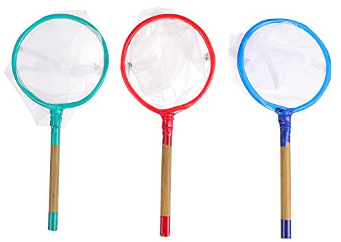 Angoily 3 Stück Feines Edelstahl Fischernetz Mit Dichtem Netz Tragbar Robust Geeignet Für Aquarien Fischbehälter Angel Und Poolbedarf