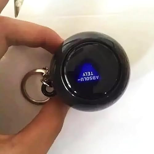 Tragbarer Ball, magische Requisiten, 4,5 cm, Magischer Ball, Prophezeiung, Magischer Ball, schwarz, 8 Requisiten, Geschenkspielzeug