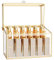 CoralHouse Lippenstift-Organizer, luxuriöser Lippenstift-Halter und Nagellack-Organizer, 18 Fächer, Kosmetik-Organizer mit herausnehmbaren Trennwänden, Gold