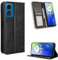 COMAKU Coque Motorola Moto E14, Etui Portefeuille, Housse Folio en Cuir de Protection pour Motorola Moto E14 - Noir