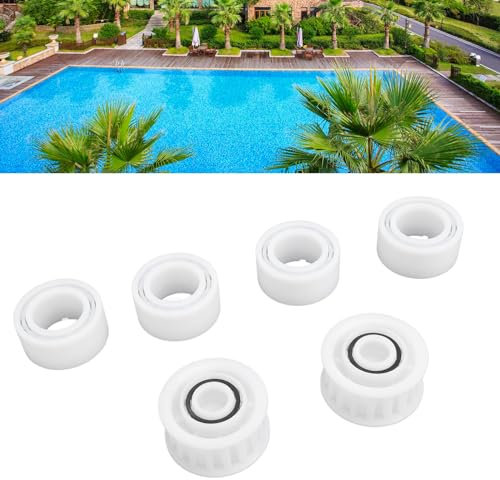 Ruote Guida per Pulitore per Piscina di Ricambio per Confezione da 4 con Pulegge per Robot Pulitore per Piscina Dolphin