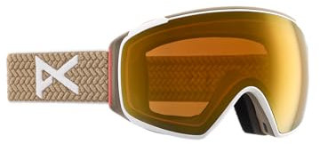 Anon M4S Schutzbrille (Toric) + Bonus-Objektiv + MFI-Gesichtsmaske, Rahmen: Summit Taupe, Gläser: Perceive Sunny Bronze