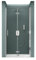 Mai & Mai Porte de Douche Porte Pivotante Paroi de Douche en Niche Verre ESG 8mm Transparent avec Revêtement NANO 80x195 cm Ter37K