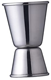 TOPBATHY Cocktail Bar Restaurant Jigger Messen 15/30ml Doppel Edelstahl Jigger Set