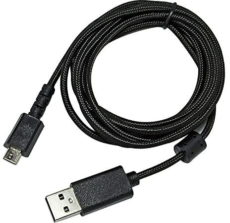 2m/6.56ft USB Data Cable Cord Spare Parts for Logitech G915/G913TKL Standard Keyboard