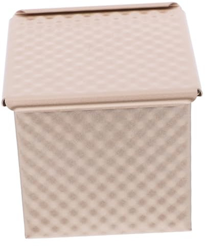 Cabilock Mini-toastform Mit Deckel Antihaftbeschichtete Brotbackform Zum Backen Gewellte Toastform Für Knusprige Ergebnisse Kompakte Kastenform Für Kleine Haushalte Vielseitiges Backwerkzeu