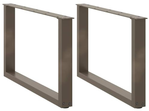 UJCHVHN Artikel-Coffee Tischbeine, U-förmig, Stahl, 70 x (42–43) cm, Stahl, Tischzubehör, Tischbeine, 2 Stück