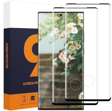 Carantee 2 Pièces Verre Trempé pour Samsung Galaxy Note 20 Ultra 5G, Anti-rayures HD vitre protection, Anti-salissures protection écran pour Note 20 Ultra 5G
