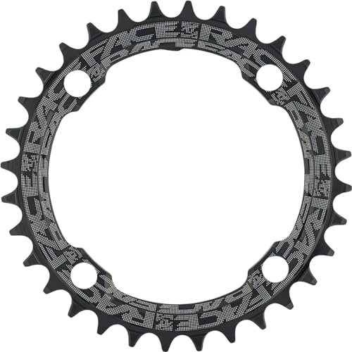 Race Face Plato Individual Estrecho Ancho 104x32 Negro 821973330617, Unisex Adulto, 104 x 32T