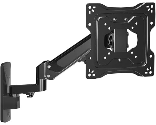 VIVO Premium Aluminum Single TV Wall Mount for 23 to 43 inch Screens, Adjustable Arm, Fits up to VESA 200x200, MOUNT-G200B