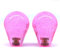 Arcity 2 Pieces Arcade Joystick Bat Top Big Head Oval Handle Knob American Type Crystal for Zippy SANWA SEIMITSU Arcade1up Machine Console Cabinet Pink New