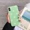 ZTOFERA TPU Back Case for iPhone X/iPhone XS, Daisy Pattern Matte Soft TPU Case, Slim Light-wight Protective Bumper Cover for iPhone X/XS - Green
