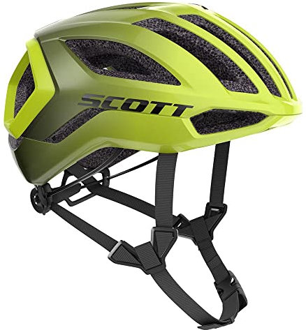 Scott Centric Plus Rennrad Fahrrad Helm gelb 2024: Größe: M (55-59cm)
