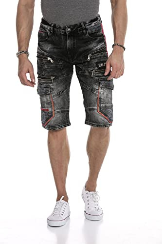 Cipo & Baxx Herren Jeans Shorts Denim Kurzehose Bermuda CK266