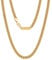 VEXXS 3/4/6mm Herren Panzerkette, 18K Gold beschichtet Cuban Halskette, Miami Kubanische Gliederkette Herren Kette Hip Hop Nickelfrei für Männer (Golden-4mm, 56.00)