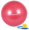 MSPORTS Gymnastikball Premium | Pilates Ball - Anti Burst inkl. Pumpe + Workout App + Übungsposter | Pezziball 55 cm - 105 cm Medizinball - Fitnessball 105 cm, Bordeaux Sitzball