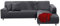 FIGOOO Sofabezug Ecksofa L Form Links Rechts Stretch Sofa Überwürfe 2er mit 2 Stück Kissenbezug Abnehmbarer Universal Elastische Couchbezug Sofahusse L Shaped (3 Sitzer+4 Sitzer,Grau)