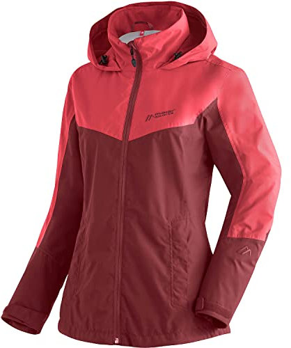 Maier Sports Damen Partu Jacke, Sundried-Watermelon, 38