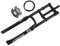 LHHL Fourche À Suspension VTT 26 Pouces Voyage 150mm Réglage De L'amortissement Amortisseur De Vélo De Neige Fourche Avant 4.0 Fat Tire VTT Air Fourche Avant QR (Color : Black, Size : 26 inch)