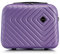 WITTCHEN Valise cosmétique Valise de Voyage en ABS Bagages Trousse de Toilette en ABS Sac cosmétique Femme Homme Étui de Voyage Cube LineViolet