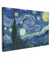 MuchoWow© Leinwandbild Groß 120x80 cm XXL Dekoration Wohnzimmer Bilder Aufhängen Wall Decoration Living Room Wohnungs Deko Moderne Sternennacht - Gemälde - Alte Meister - Vincent van Gogh