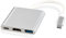 USB C to HDMI Adapter with Charging, YCTech USB-C Digital Av Multiport Adapter for MacBook Pro/Air, iPad Pro, Samsung, Google Chromebook, Huawei, Switch XPS with 4K HDMI, USB 3.0 & 100W PD (Silver)