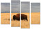islandburner Prime Bild auf Leinwand Bison Bilder Wandbilder Poster