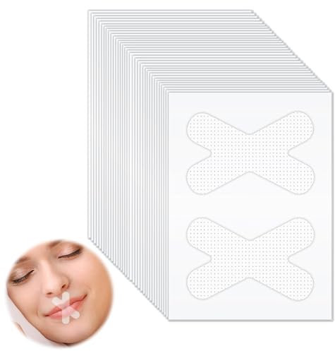 DUGEGAYL Mund Tape,120Pcs Hypoallergenes, atmungsaktives Mundklebeband mit schmerzfreier Entfernung,Komfortable Schlafhilfe für alle Altersgruppen