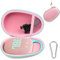 Againmore Reisetasche für JBL Clip 5/Clip 4 Bluetooth Lautsprecher, Mini Lautsprecher Schützende Tragbare Aufbewahrungstasche (Rosa)