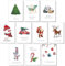 Weihnachtskarten mit Umschlag Set (20 Stück) - A6 Klappkarten Weihnachtsgrußkarten - inklusive Briefumschlag aus Kraftpapier - für die Familie Schönsten Weihnachtsgrüße
