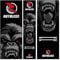 RUTHLESS Dart-Matte, strapazierfähig, rutschfest, langlebig, Teppich-Dartmatte für Boden, Schwarz (Gorilla)